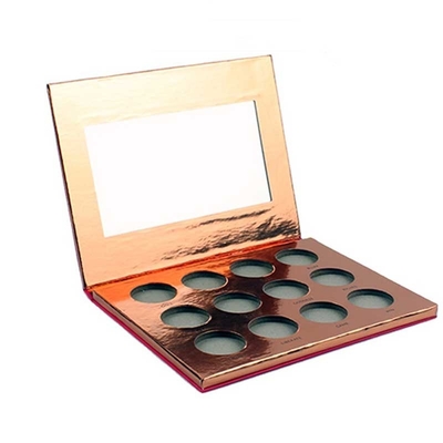PMS Color Empty Eyeshadow Palette Hộp bìa cứng hình chữ nhật lấp lánh