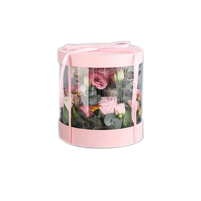 1200g Hộp hoa các tông hoa tròn Lớp phủ UV