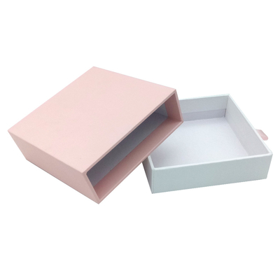 Dập nổi Hộp quà cứng CMYK 4C Hộp từ tính màu hồng