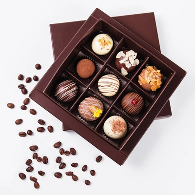 Luxury Macaron Ribbon Hộp quà tặng các tông cứng cho bánh quy Giáng sinh Cookie
