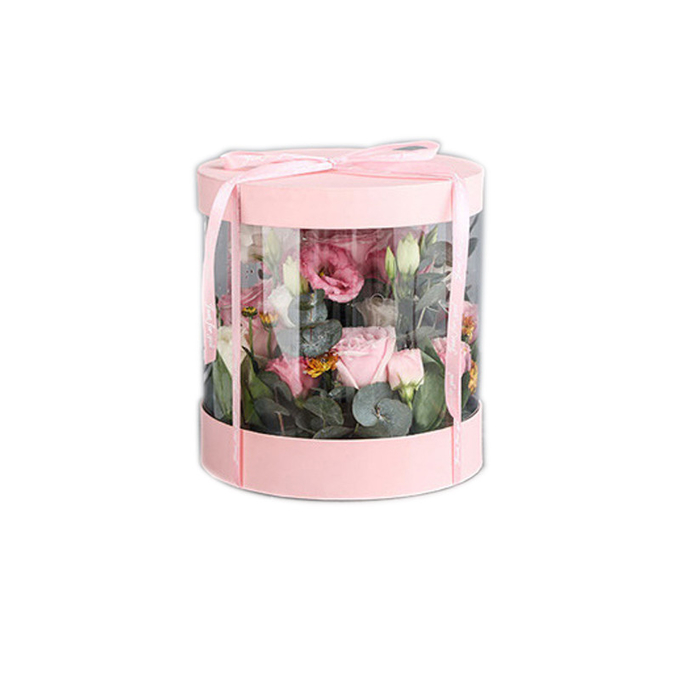 1200g Hộp hoa các tông hoa tròn Lớp phủ UV 0
