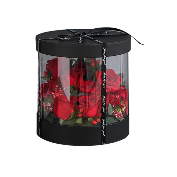 1200g Hộp hoa các tông hoa tròn Lớp phủ UV 1