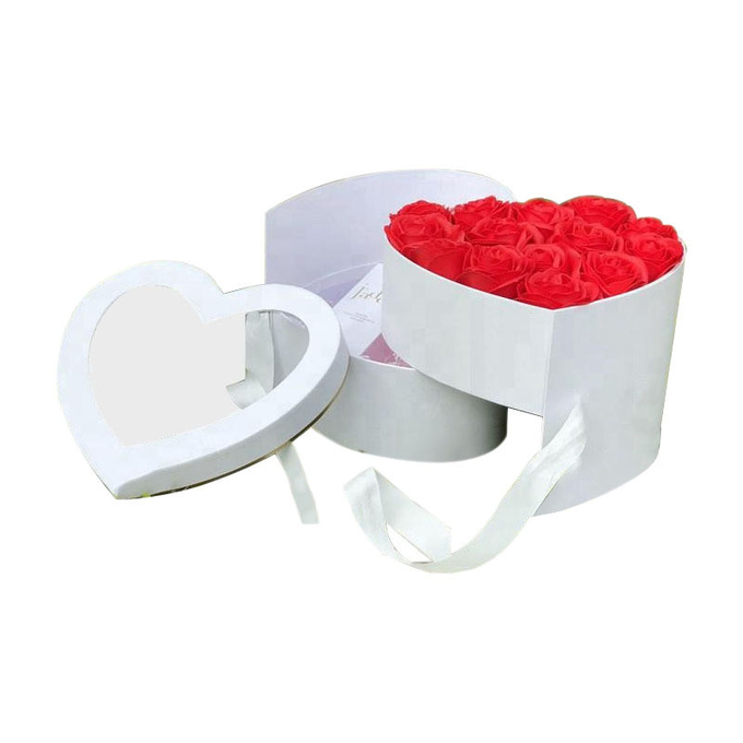 Dia 310mm Hộp hoa hồng quà tặng hình trái tim 100mm đến 300mm 1