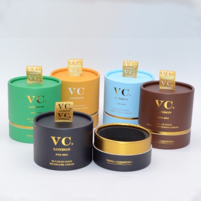 Hộp quà tròn đựng nước hoa CMYK Cardboard có nắp OEM ODM 0