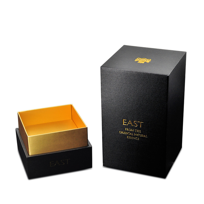 Hộp đựng nước hoa Pancific Pantone Hộp quà tặng lá vàng Matt tráng 0