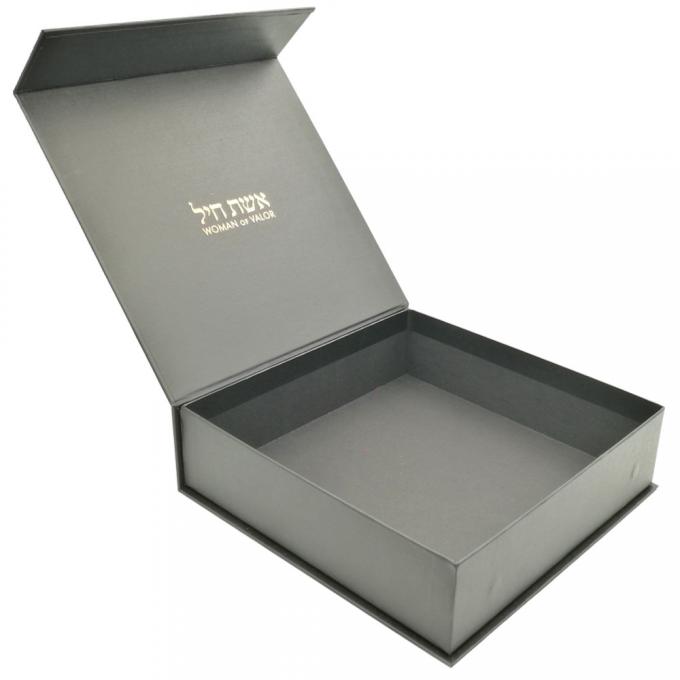 CCNB 250gsm Từ tính Đóng hộp Hộp quà cứng Lớp sơn nước 0