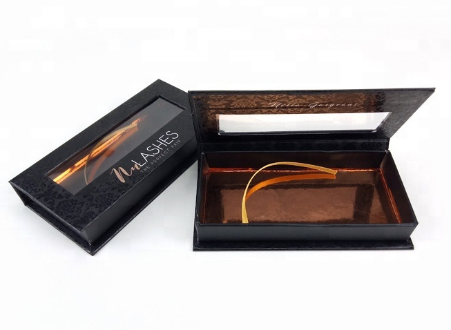 3D 25 mm Mind Eye Lash Extent Tweezers Curler Hộp quà tặng nam châm tùy chỉnh có tay cầm 0
