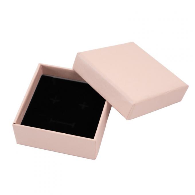 250gram Ivory Board Hộp đựng đồ trang sức từ tính Bao bì bông tai với khay VAC 0