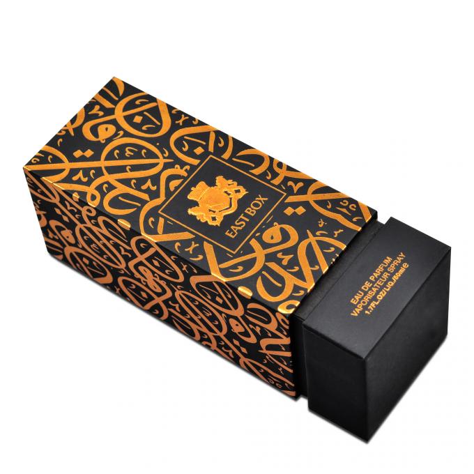 Hộp quà giấy tái chế 350g C1S Bao bì chai nước hoa Lớp phủ UV 1