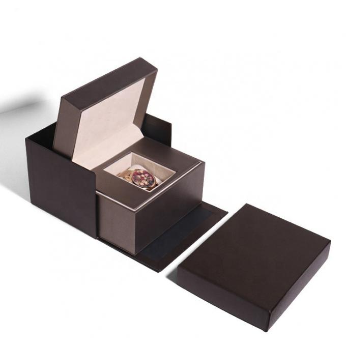 Hộp đựng đồng hồ 2,5mm Bao bì quà tặng có thể thu gọn Hộp quà tặng từ tính Chèn bọt 1