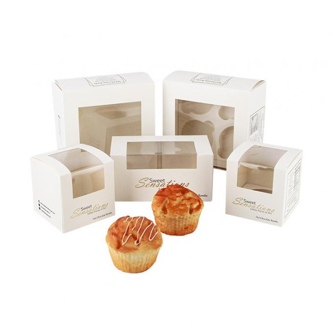 Hộp bánh Cupcake giấy Kraft nhỏ đơn 2 4 6 12 lỗ cho lễ cưới Giáng sinh 1